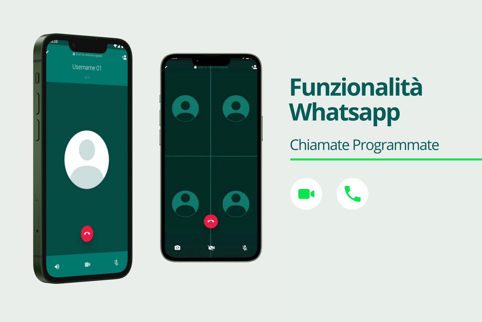 Whatsapp chiamate programmate